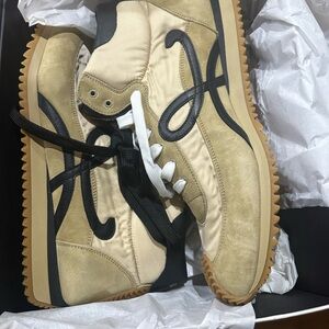 Loewe Beige and Black Sneakers